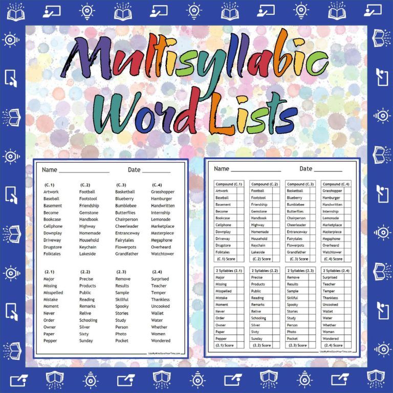 Multisyllabic R Controlled Words
